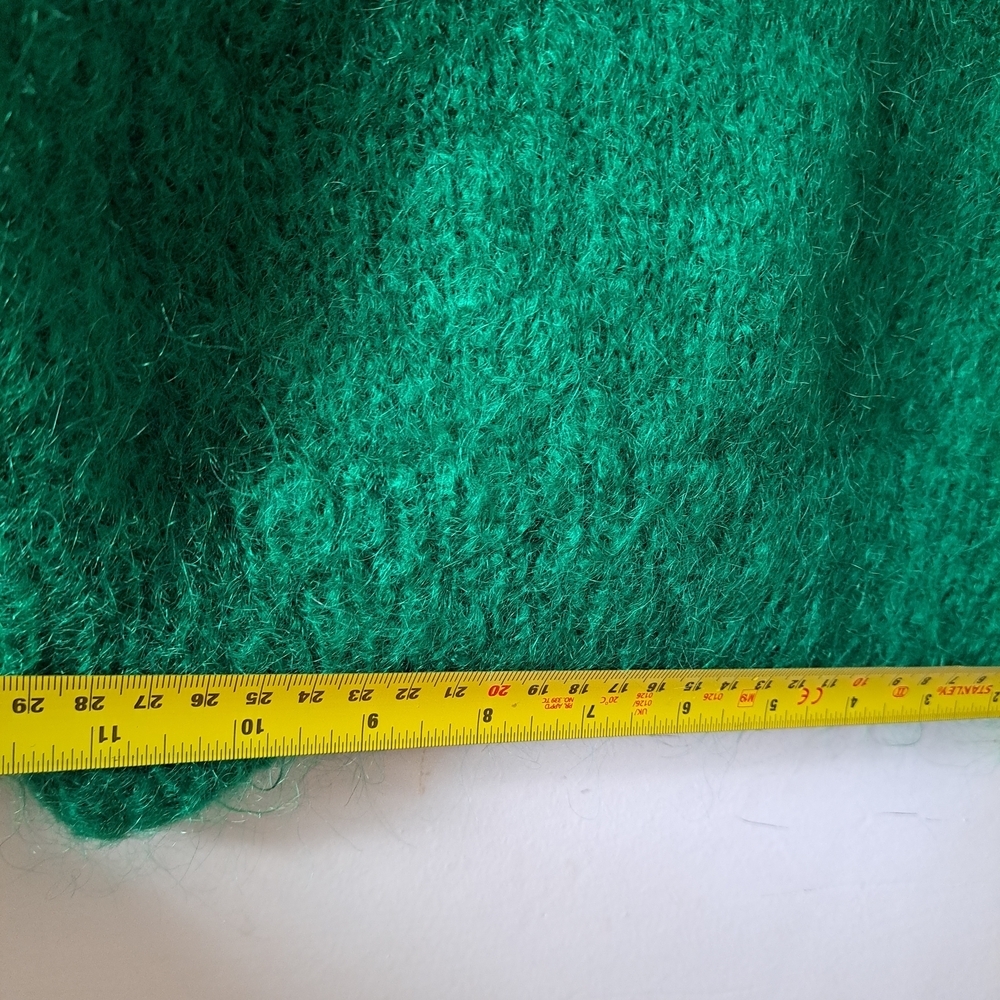 Perry Ellis Soft Fuzzy Mohair Sweater • 80s/90s Vintage Style • XS Petite - Picture 7 of 9